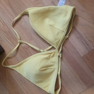 Abercrombie & Fitch Yellow Bikini Swimwear